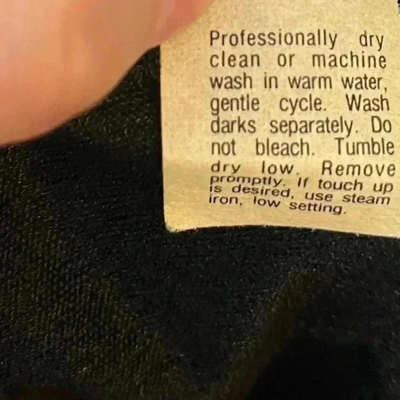 Vintage 70s Clovis Ruffin Black Sleeveless Midi Dress Ruffinwear - Picture 9 of 9